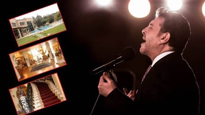 انفراد بالصور : هاني شاكر يعرض قصره على الطريق الصحراوي للبيع مقابل 7 مليون دولار