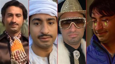 علي ربيع بأكثر من لوك من كواليس تصوير حملة إعلانية لصالح إحدى شركات الاتصالات