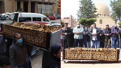 بالصور .. وصول جثمان أحلام الجريتلي إلى مقابر الأسرة بالعباسية