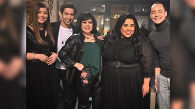 أبطال مسلسل فى بيتنا روبوت ضيوف إسعاد يونس فى برنامج صاحبة السعادة