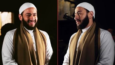 حمادة هلال في لوك صابر المداح من كواليس مسلسل المداح رمضان 2021