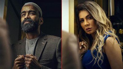 نجلاء بدر طليقة محمود الليثي في مسلسل بين السماء والأرض رمضان 2021