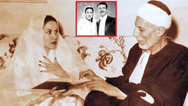 ليلي مراد لحظة اعتناق