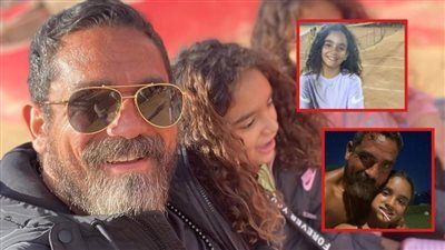 أمير كرارة يهنئ ابنته ليلى بعد فوزها بلقب لاعبة الأسبوع في رياضة التنس