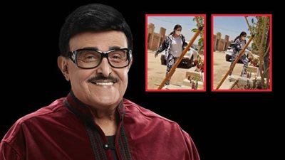 إيمى سمير غانم وحسن الرداد يزوران قبر سمير غانم في الجمعة الأولى بعد وفاته