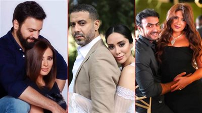 محمد فراج وبسنت شوقي الأحدث .. قصص حب لم تعترف بفارق السن