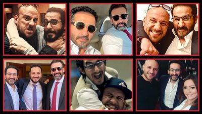 في 48 ساعة .. ألبوم صور أحمد حلمي مع كريم عبدالعزيز وأحمد مكي بطلا الاختيار 2