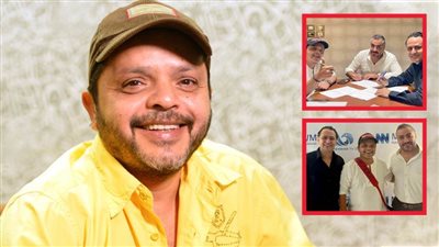 محمد هنيدي مذيعاً لأول مرة على قناة المحور التي تشهد انطلاقة قوية