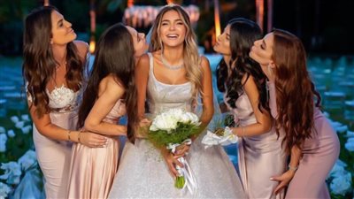 أحدث صور من حفل زفاف كاميليا الدفراوي ابنة علا غانم