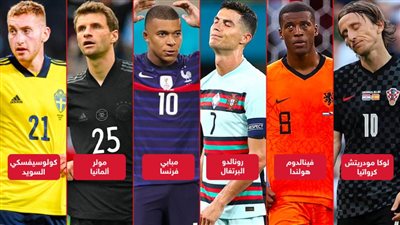 خروج مبكر لكبار أوروبا من دور الـ 16 في بطولة يورو 2020