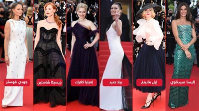 في حضور السورية والفلسطينية وأم التنانين .. أبرز نجمات افتتاح مهرجان كان في دورته الـ 74