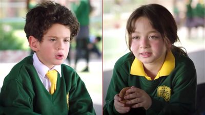 بعد تألقهما في مسلسل ليه لأ .. الطفلان منى أحمد زاهر وسليم مصطفى يتعاونان في إعلان جديد