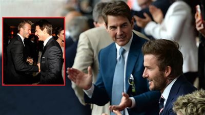 بعد ظهورهما معًا في نهائي إنجلترا وإيطاليا .. رحلة صداقة التوأمان توم كروز وديفيد بيكهام