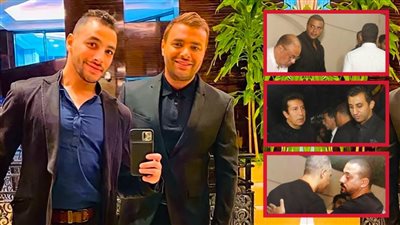 بالصور .. حكيم وهاني رمزي ودياب على رأس حضور عزاء كريم صبري شقيق رامي صبري