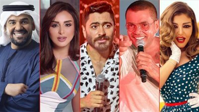 سباق أغاني العيد .. تامر حسني في المقدمة والجسمي يلاحقه والديفا وأنغام والهضبة يحققون ملايين المشاهدات
