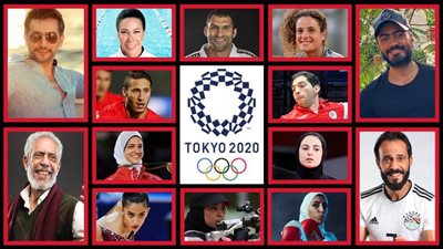 رغم الحضور الضعيف حتي الآن .. هاني وتامر والشريف والحلفاوي يدعمون أبطال بعثة مصر في طوكيو