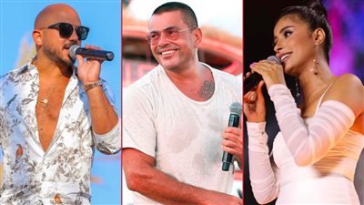 عمرو دياب وروبي والعسيلي .. أبرز حفلات أغسطس في الساحل الشمالي