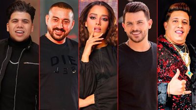 دياب ومحمد رشاد وبلقيس وعمر كمال وحمو بيكا .. أبطال الأزمات في 2021