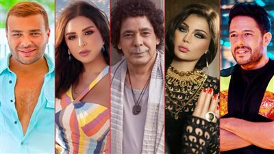 حماقى ومنير وأنغام ورامى صبري وهيفاء وهبي يختتمون حفلات أغسطس فى القاهرة والساحل الشمالي 