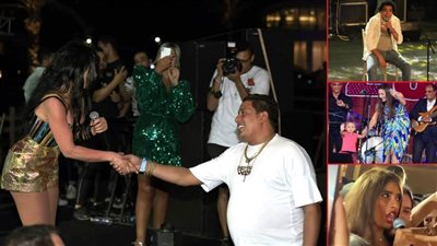 أبطالها منير وهيفاء وزينة وجنات .. أغرب لقطات حفلات آخر ويك إند في أغسطس