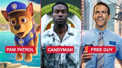 بوكس أوفيس هوليوود .. Candy Man يتصدر وFree Guy ثانيا وكيم كاردشيان فى المركز الثالث بـ paw patrol