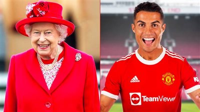 لأول مرة في التاريخ .. الملكة إليزابيث تطلب توقيع كريستيانو رونالدو على قميص مانشستر يونايتد 