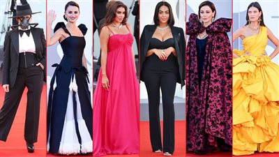 أبطالها ياسمين صبري وجورجينا وبينيلوبي كروز .. أبرز إطلالات السجادة الحمراء لمهرجان فينيسيا السينمائي الـ 78