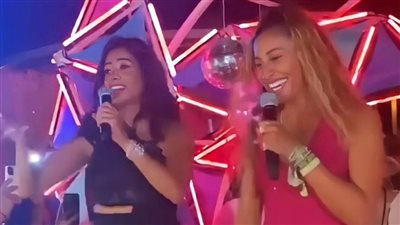 دينا الشربيني تغني مع روبى قلبي بلاستيك في آخر حفلات الساحل : باي باي حبيبي باي باي