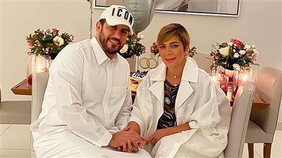 أحدث ظهور لـ أصالة وزوجها فائق حسن بعد إعلان زواجهما