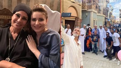 بالصور .. كواليس مشهد الحضرة الصوفية من مسلسل السيدة زينب بمشاركة أبطال العمل