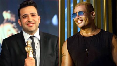 7 أسئلة للشاعر تامر حسين بعد عيشني الأغنية رقم 56 له مع عمرو دياب