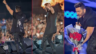 تامر حسني يشعل الإسكندرية بحفل كامل العدد : من أجمل الحفلات فى حياتي