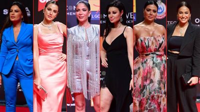بالفضي والأسود والألوان .. إطلالات النجمات على السجادة الحمراء خلال فعاليات اليوم الثالث من مهرجان الجونة