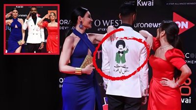 رسالة محمود الليثي لـ سمير غانم من على السجادة الحمراء لمهرجان الجونة : ستظل في قلوبنا