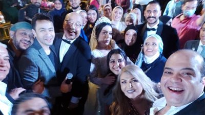 بالصور .. النجوم في حفل زفاف ابنة حجاج عبدالعظيم