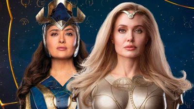 أبرز المعلومات عن فيلم أنجلينا جولى وسلمي حايك Eternals الممنوع من العرض