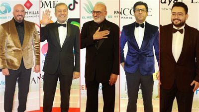 بالصور : أقوي الإطلالات الرجالي التي خطفت الأنظار على الريد كاربت في افتتاح القاهرة السينمائي رقم 43