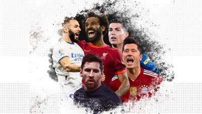 صلاح وميسي ورونالدو وبنزيما وليفاندوفسكي .. من يستحق الفوز بـ البالون دور ؟