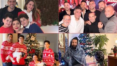 النجوم يحتفلون بـ الكريسماس : we wish you a merry christmas