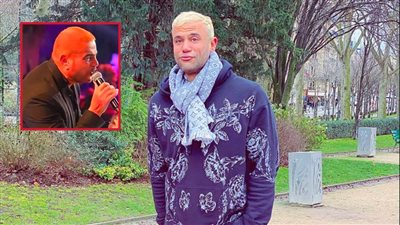 على طريقة عمرو دياب .. محمد إمام يظهر بشعر أشقر في كواليس فيلم عمهم