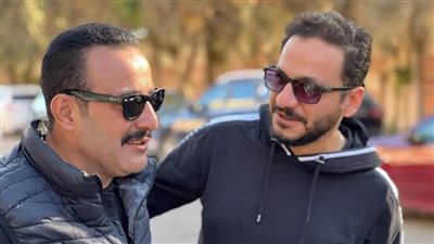 بيتر ميمى ينشر صورة مع أحمد السقا من كواليس مسلسل الاختيار 3 رمضان 2022