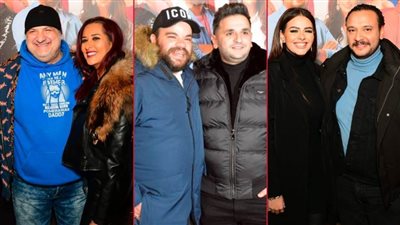  بالصور .. العرض الخاص لفيلم تماسيح النيل بحضور خالد الصاوي وخاطر وهنادي مهنا وأبطال العمل