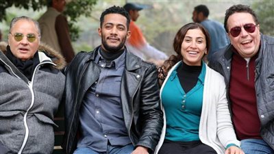 أول صورة تجمع رمضان ودينا والسعدي وياسين فى كواليس مسلسل مشوار لحد هناك رمضان 2022