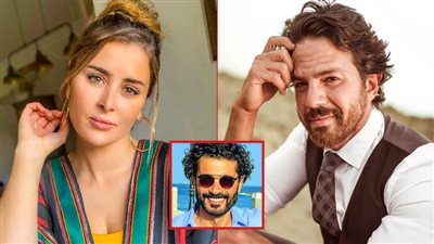 عائشة بن أحمد وعمر الشناوي زوجان يعملان في الجونة في مسلسل لون البحر بطولة خالد النبوي