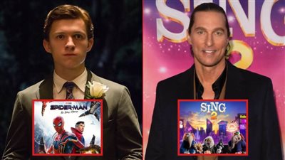 توم هولاند في الصدارة للأسبوع الثالث بـ Spider man وماثيو ماكونهي يحقق 155 مليون بـ Sing 2