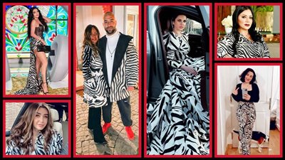 هيفاء وهبي ودرة ورانيا يوسف وهنا الزاهد .. نقشة zebra تسيطر علي أزياء المشاهير في 2022