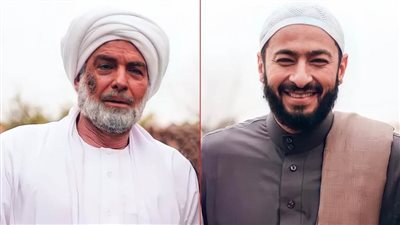أحمد عبدالعزيز شيخ قبيلة مع حمادة هلال ضمن أحداث مسلسل المداح 2 رمضان 2022