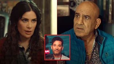 صبا مبارك ومحمد لطفي بائعان في سوق البالة ضمن أحداث مسلسل توبة بطولة عمرو سعد رمضان 2022