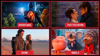 أبرزها Spider-man وDune وTick Tick Boom وSing 2 .. القائمة النهائية لمرشحي جائزة الجمهور بالأوسكار