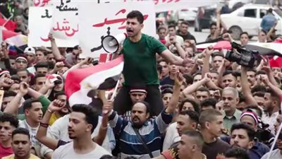 أمير المصري يقود مظاهرة ضد الاخوان في برومو مسلسل الاختيار 3 رمضان 2022